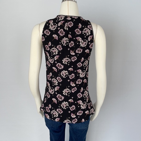 NWOT WHBM Floral Lace Print Top Size XS Petite - Picture 15 of 16